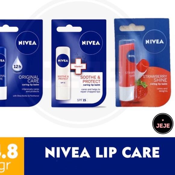 (Hàng Mới Về) Son Dưỡng Chăm Sóc Môi Nivea | BigBuy360 - bigbuy360.vn