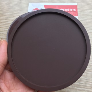 Lót ly cao su có sẵn giá rẻ, Sản xuất đế lót ly cao su màu đen sẵn hàng tại kho, miếng lót cốc chất liệu cao su màu nâu