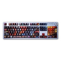 PBT keycap World of Warcraft Theme keycap Anime orc liên minh bộ lạc trò chơi điện tử trò chơi trực tuyến bàn phím cơ keycap 108 phím