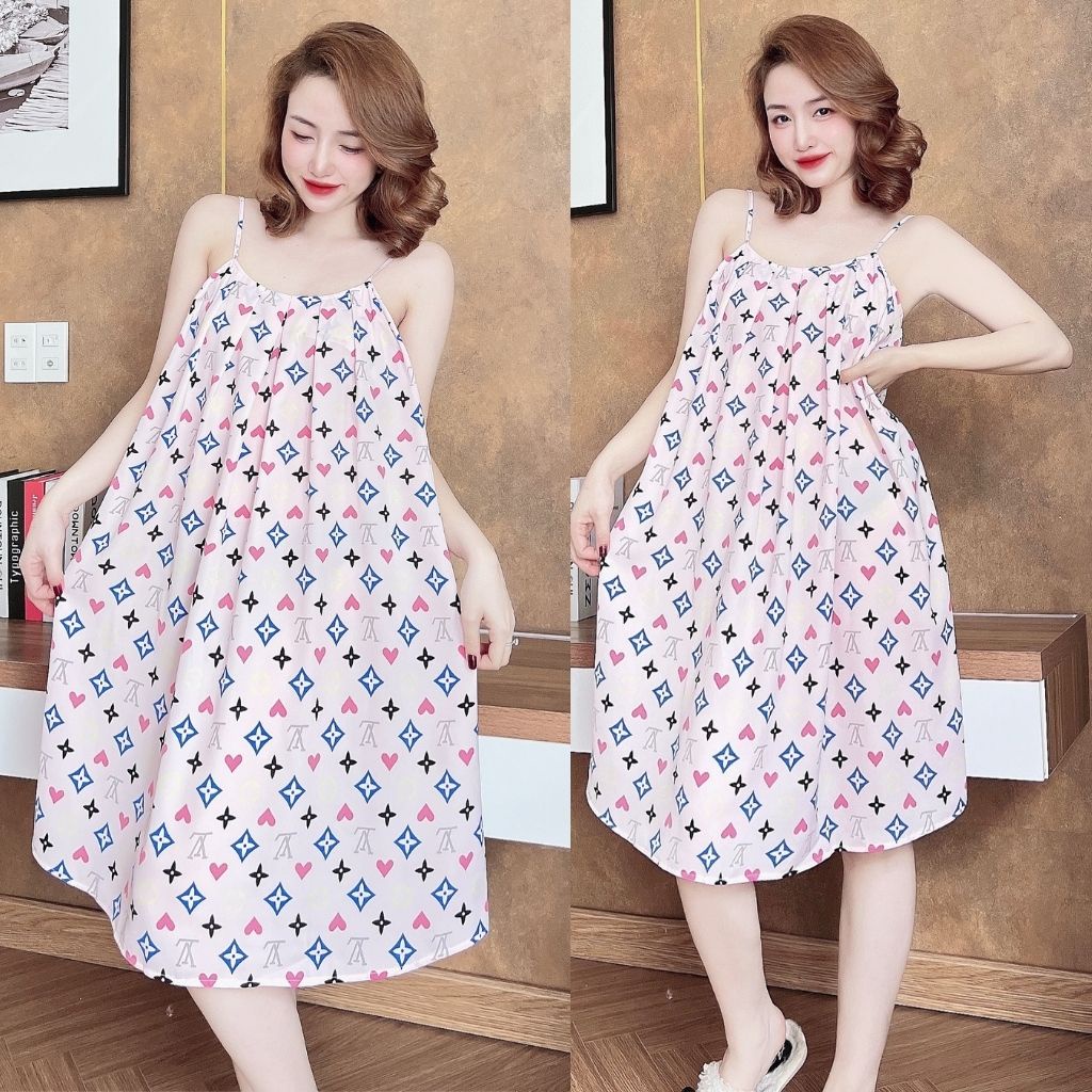 Váy ngủ sexy MIKY Đầm ngủ sexy Lụa Mango Chất Siêu Mát Dáng Siêu Xinh &lt;63KG