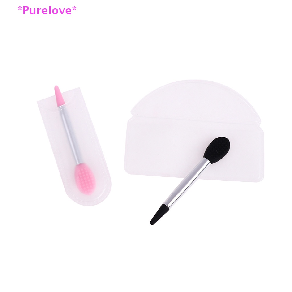 1 Cọ Tô Son Môi Hai Đầu Mini Bằng Silicon Tiện Dụng Mới