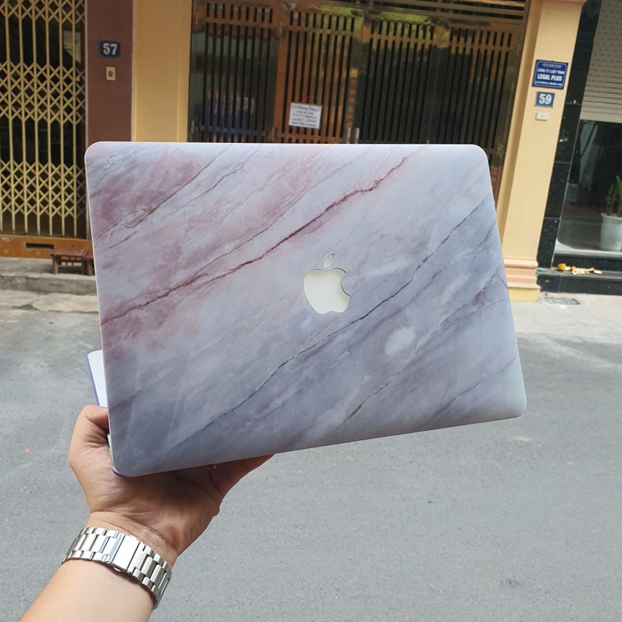 Combo 3IN1 Case Macbook, Ốp Lưng Macbook In Hình A1 (Tặng Nút Chống Bụi, Kẹp Chống Gẫy Sạc )