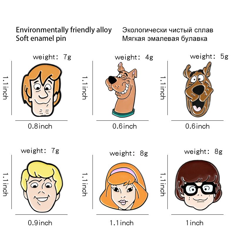 Cartoon Cute Family Avatar Brooch Dog Badge Brooch Pin Cowboy Lapel Backpack Hat Fashion Jewelry Gift for Friends