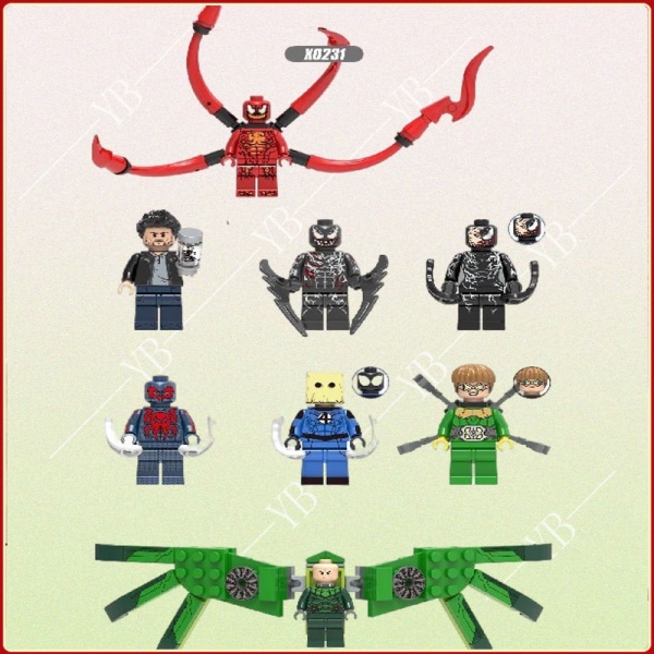 Bộ Lắp Ghép lego Nhân Vật Siêu Anh Hùng Marvel