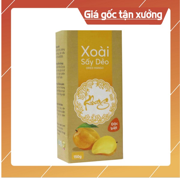 Xoài sấy dẻo đặc biệt gói 150gr ăn là ghiền, mua ngay!!!