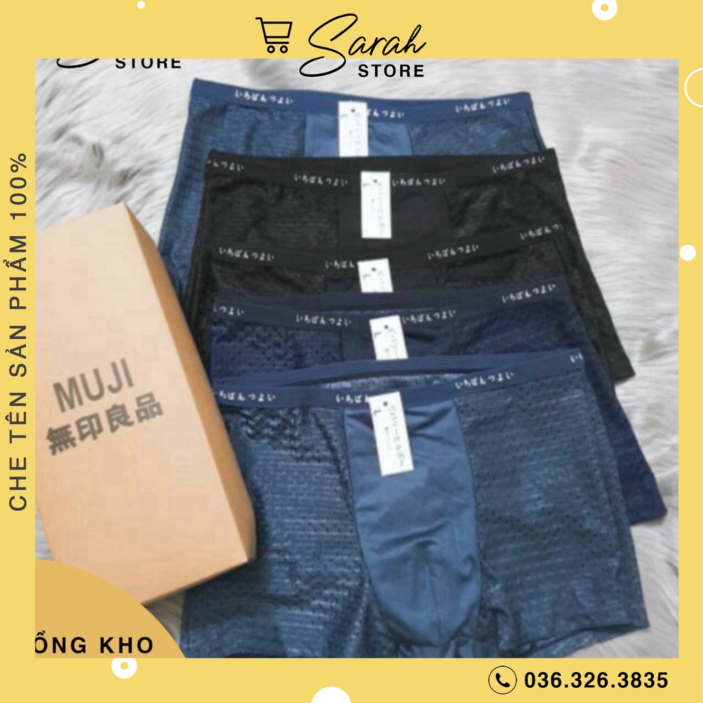 1 Quần sịp ĐÙI nam xuất Nhật THÔNG HƠI - thoáng khí