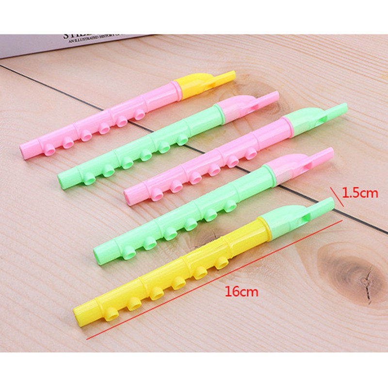 Ống sáo đồ chơi thiết kế 6 lỗ dạy học cho trẻ nhỏ