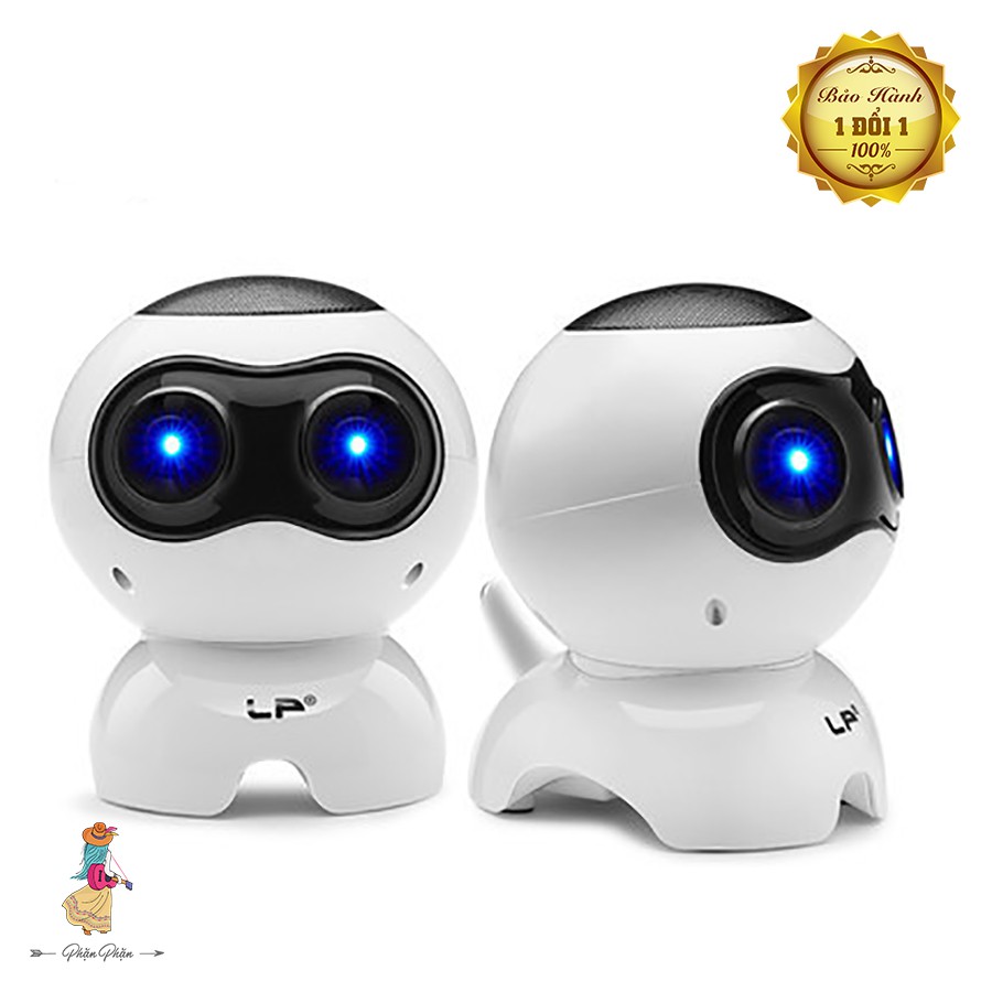 Loa vi tính laptop để bàn loa nghe nhạc mini Q900 hình robot âm thanh siêu trầm Phặn Phặn