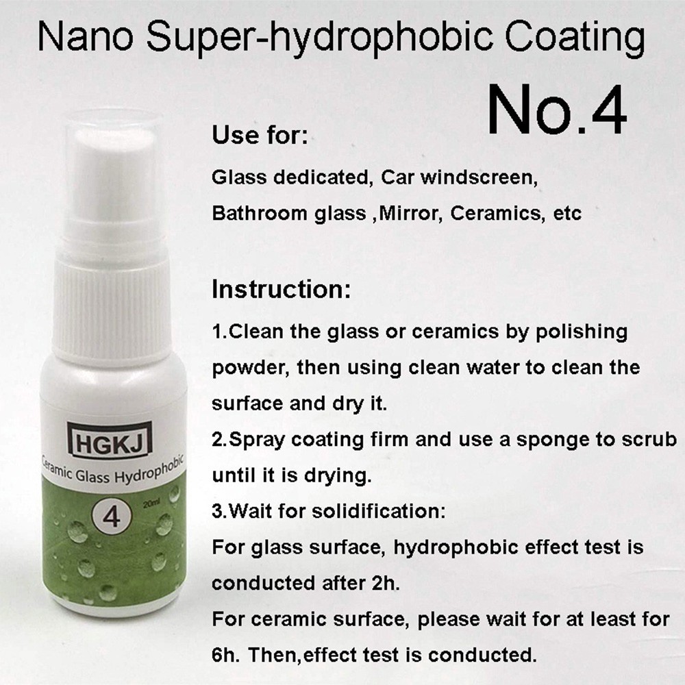 Bình xịt nano giúp đánh bóng chống bám nước cho cửa kính xe hơi HGKJ-4