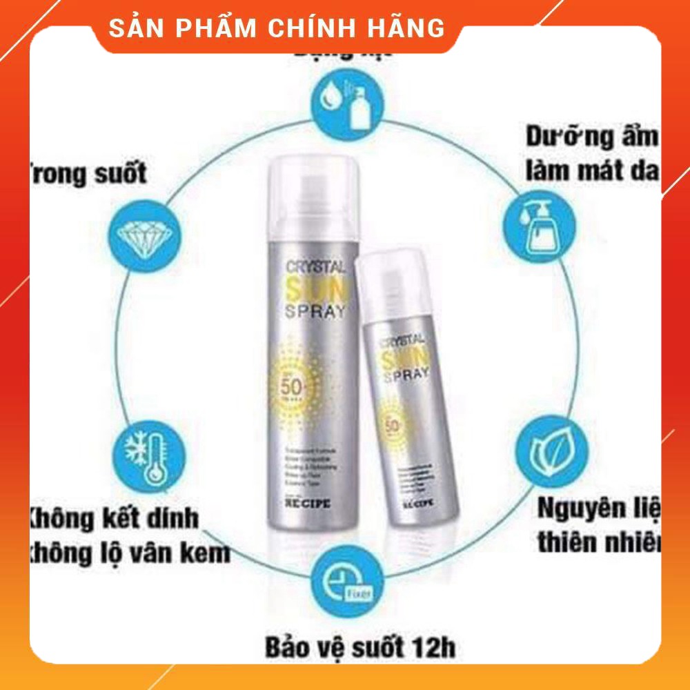 Chai Xịt Chống Nắng Crystal Sun Spray SPF50+ PA+++ 150ml