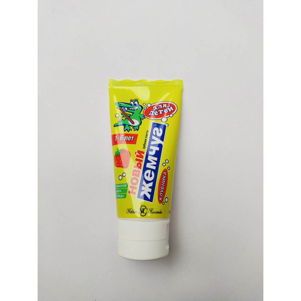 Kem Đánh Răng Nuốt Được Cho Bé Hương Trái Cây Nevcos Tooth Paste 63 ML Nga ( CHO BÉ TỪ 1 TUỔI