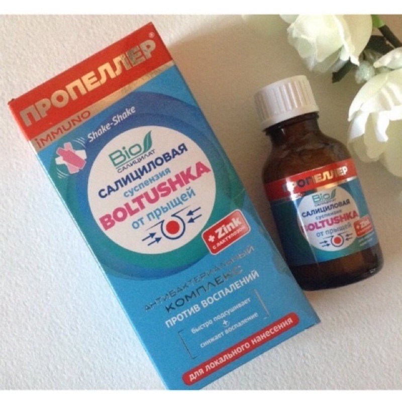 Dung dịch kẽm Salicylic BOLTUSHKA Propeller 25ml - Huyền dịch Propeller