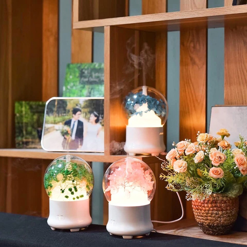 Máy Khuếch Tán Tinh Dầu Quả Cầu Hoa