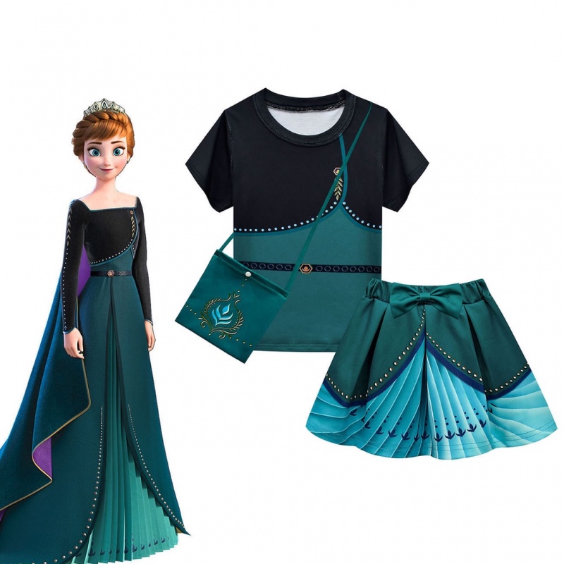 Đầm Hóa Trang Công Chúa Anna Elsa Cho Bé Gái