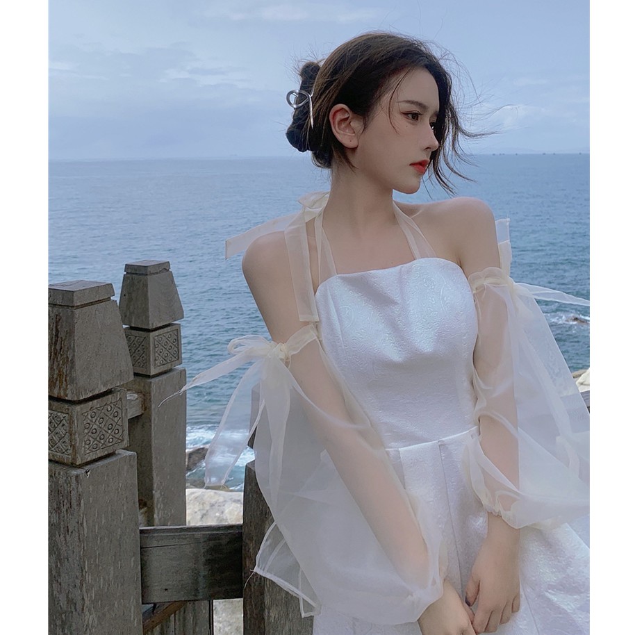 Đầm cổ yếm dáng xòe mini Emilyshop