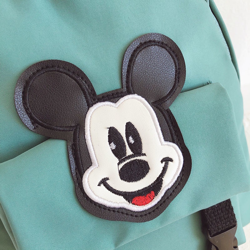 Ba Lô Đi Học Mini Họa Tiết Chuột Mickey Dễ Thương Cho Bé