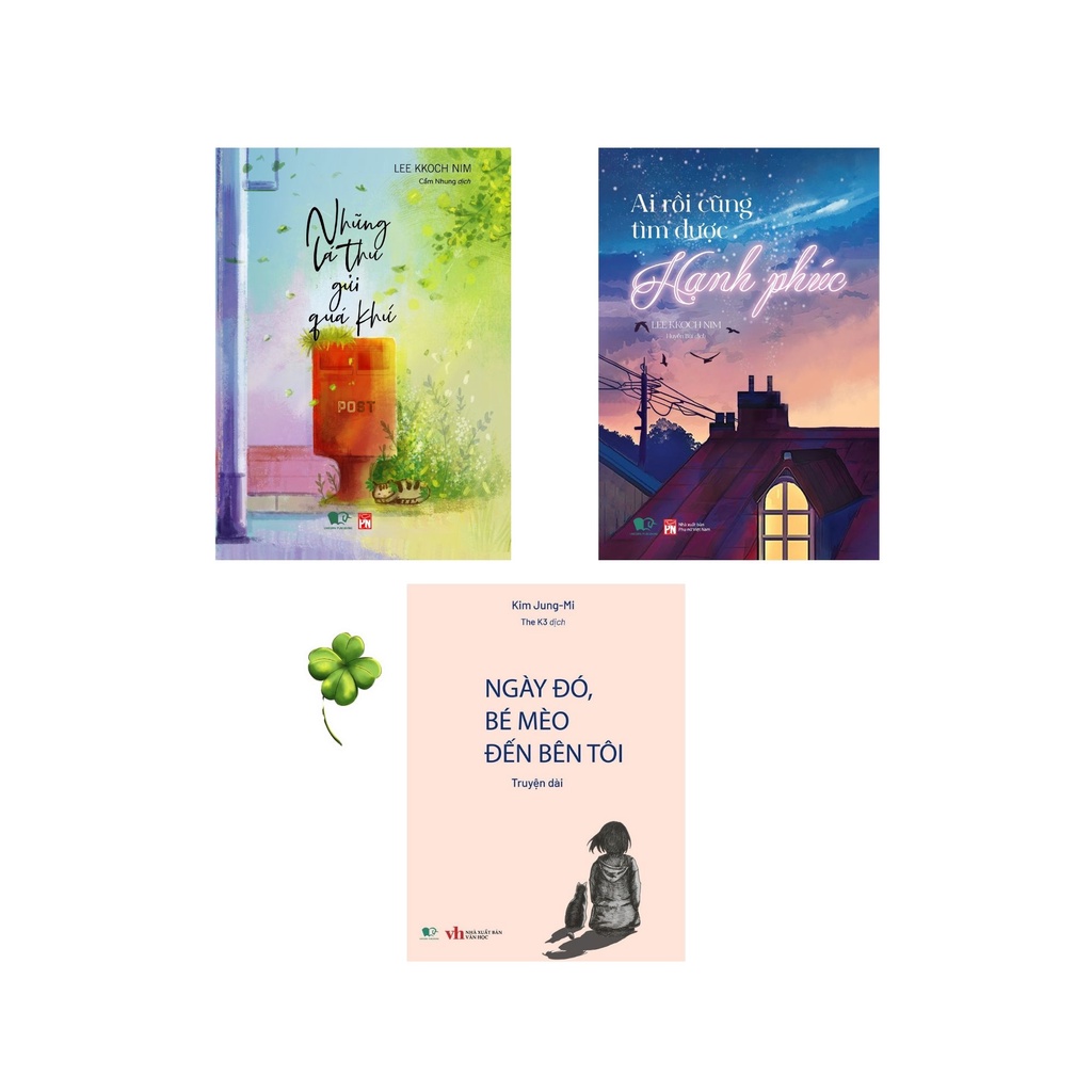 Sách - Combo 3 Cuốn Những Lá Thư Gửi Quá Khứ + Ai rồi cũng tìm được hạnh phúc + Ngày đó bé mèo đến bên tôi