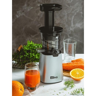 Máy ép chậm Olivo SJ 210 công suất 200W nhỏ gọn chạy êm và ép kiệt, hạn chế tối đa kẹt hàng bảo hành 24 tháng