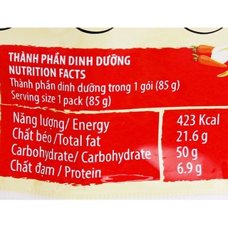 Thùng 30 gói mì hương vị bò beef flavor instant noodles a-one - ảnh sản phẩm 7