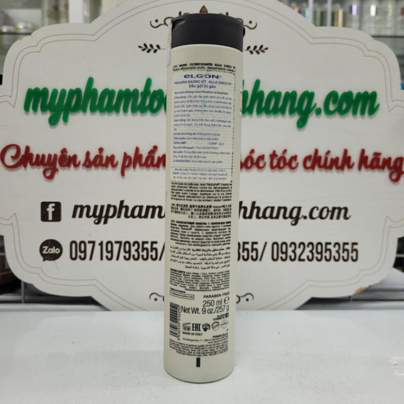 DẦU GỘI CHO TÓC GẦU  ELGON – PRIMARIA BAGNO 250ML