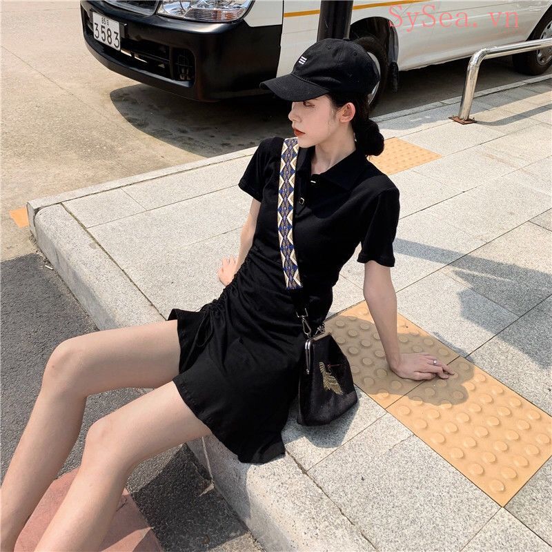 Đầm Chữ A Tay Ngắn Màu Hồng | BigBuy360 - bigbuy360.vn