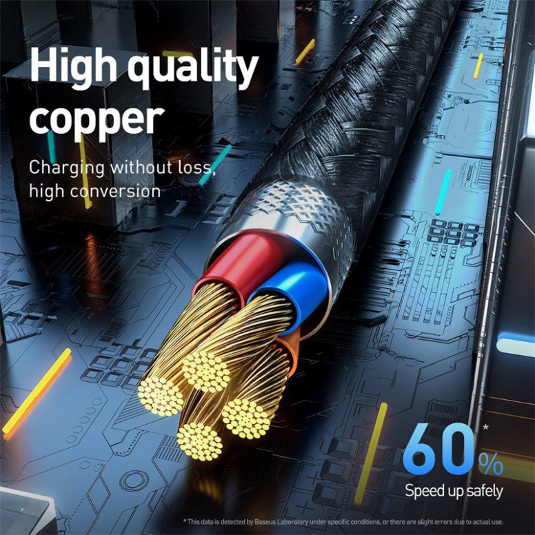 Bộ cáp nam châm 3 đầu Baseus Zinc Magnetic Cable Kit（/Type C/Micro Magnetic Connetor + USB Cable