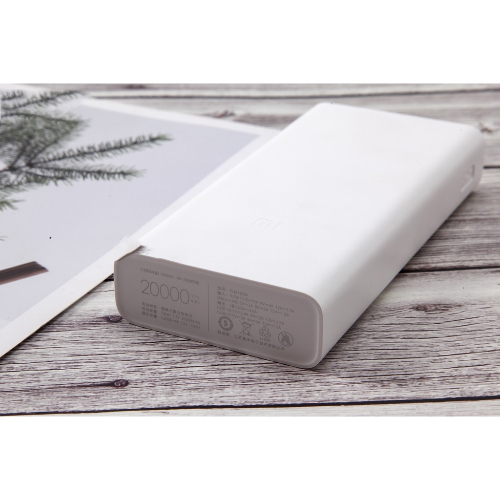 Sạc dự phòng Xiaomi Mi Gen 3 10000mAh 20000mah 18W - Hỗ trợ sạc nhanh