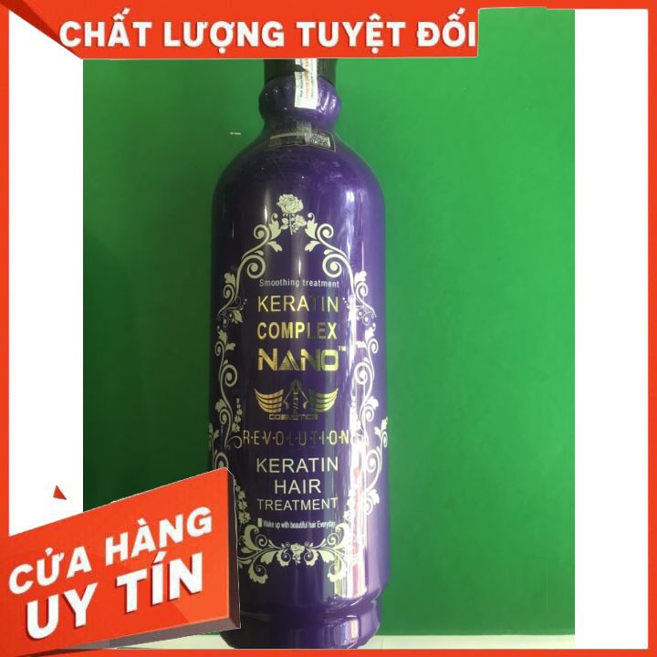 [CHÍNH HÃNG ]  KEM KERATIN  COMPLEX NANO SMOOTHING TREATMENT  1000MLPHỤC HỒI   tóc hư tổn  tóc yếu tóc nát  đã qua sử lý