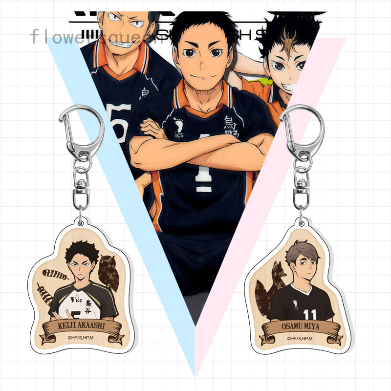 flowersqueen 1 Móc Khóa Gắn Mô Hình Nhân Vật Haikyuu Trong Anime Nhật Bản