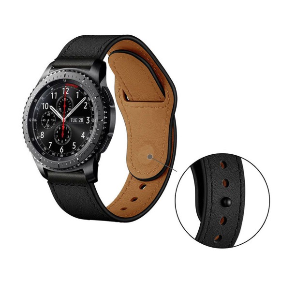 Dây da Vintage Size 22 cho Samsung Gear S3, Galaxy Watch, Huawei Watch GT