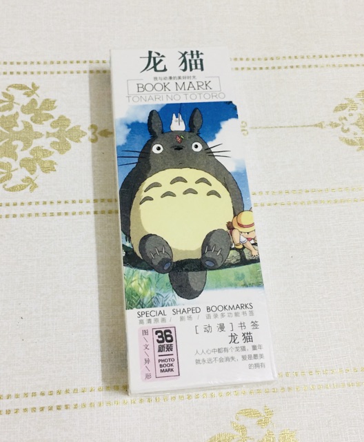 Bookmark totoro 36 tấm , đánh dấu trang totoro