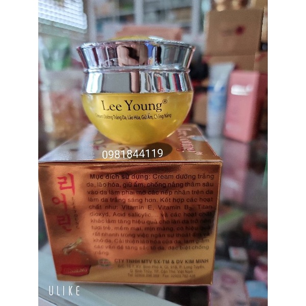 kem lee young dưỡng trắng da chống lão hóa 15gr[ chính hãng cty ]