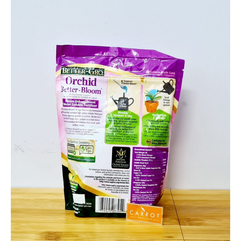 Phân bón lá Orchid Better Bloom 450g hàng Mỹ