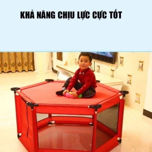 QUÂY BÓNG LỤC GIÁC KHUNG INOX TẶNG KÈM 10 BÓNG CHO BÉ YÊU