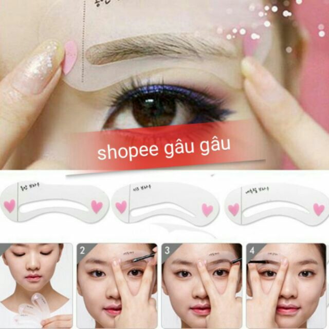 Khuôn kẻ lông mày Mini Brow Class Drawing Guide