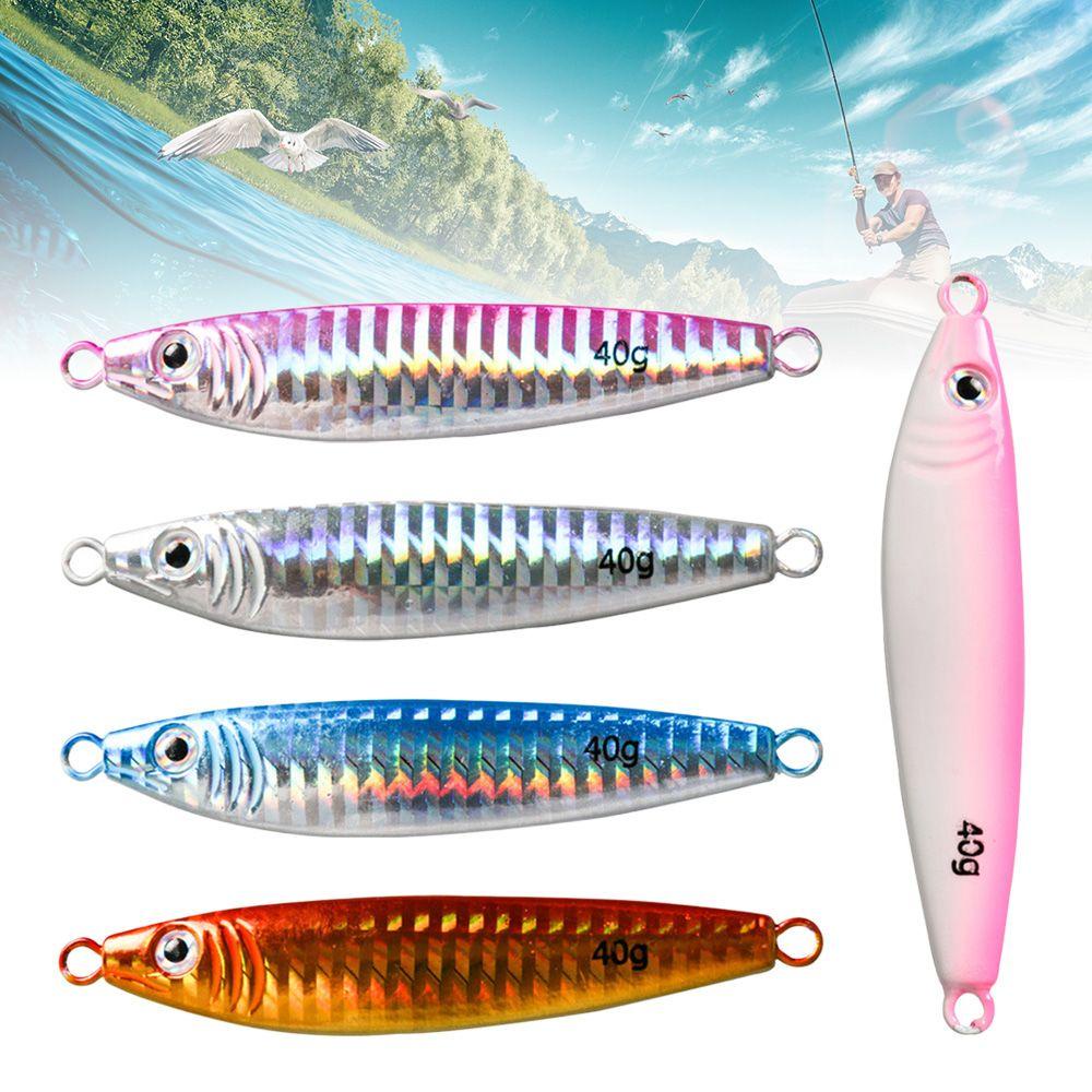 Mồi Câu Cá Giả Bằng Kim Loại Nhiều Màu Sắc