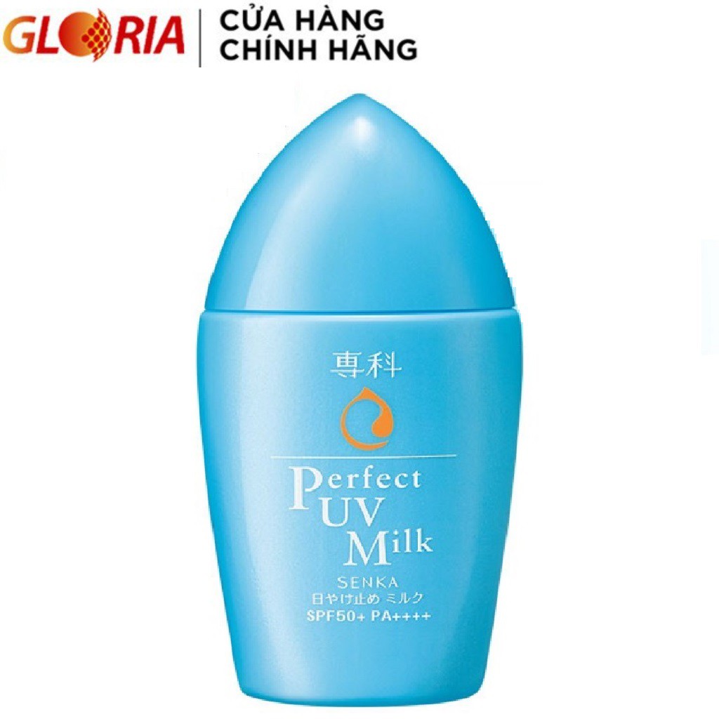 [Mã COSGLORIAT4 -8% đơn 250K] [HB Gift] Kem Chống Nắng Dạng Sữa Senka Perfect UV Milk 40ml