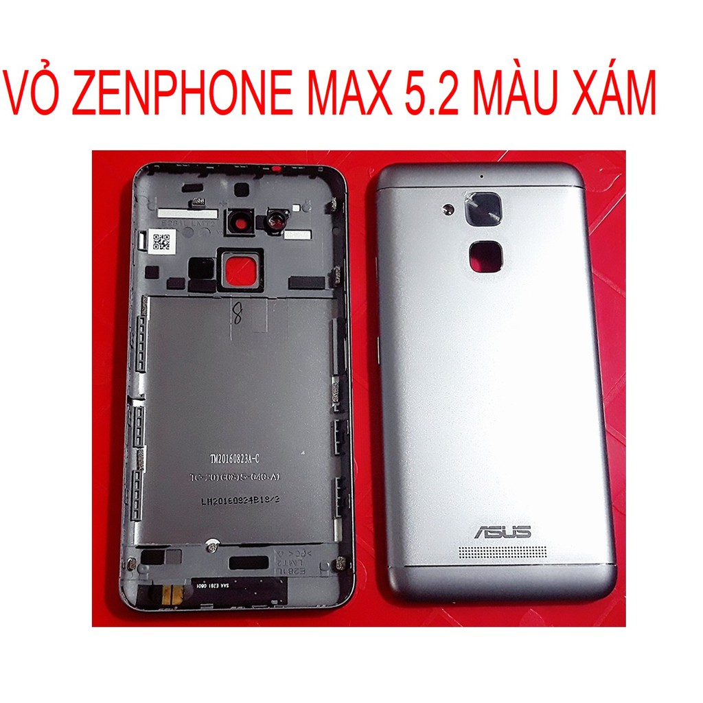 VỎ ZENPHONE MAX 5.2 MÀU XÁM