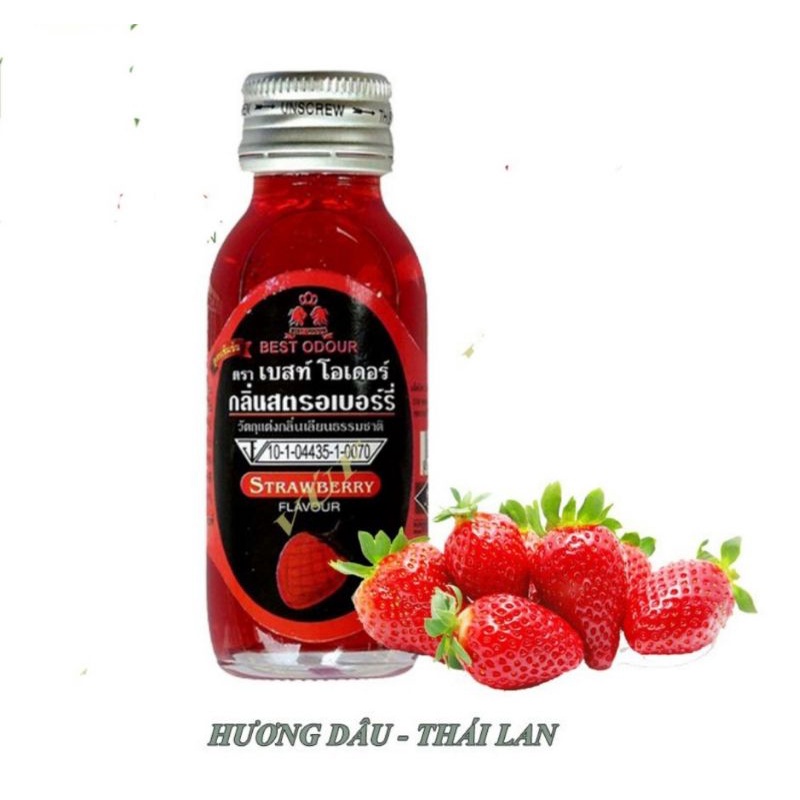 Tinh chất hương trái cây dâu , sầu riêng ,vani ,chuối