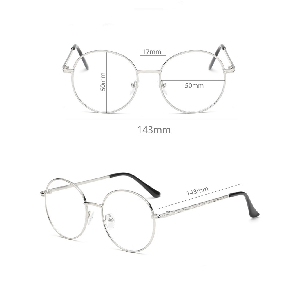 Gọng Kính Kim Loại Tròn Form Basic B837 | BigBuy360 - bigbuy360.vn