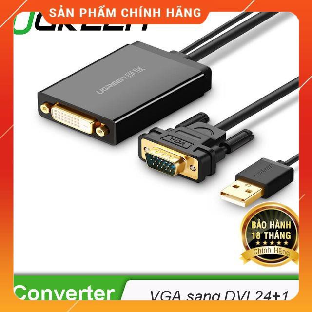 Bộ chuyển đổi VGA đực sang DVID (24+1) cái UGREEN MM119 30839 dailyphukien