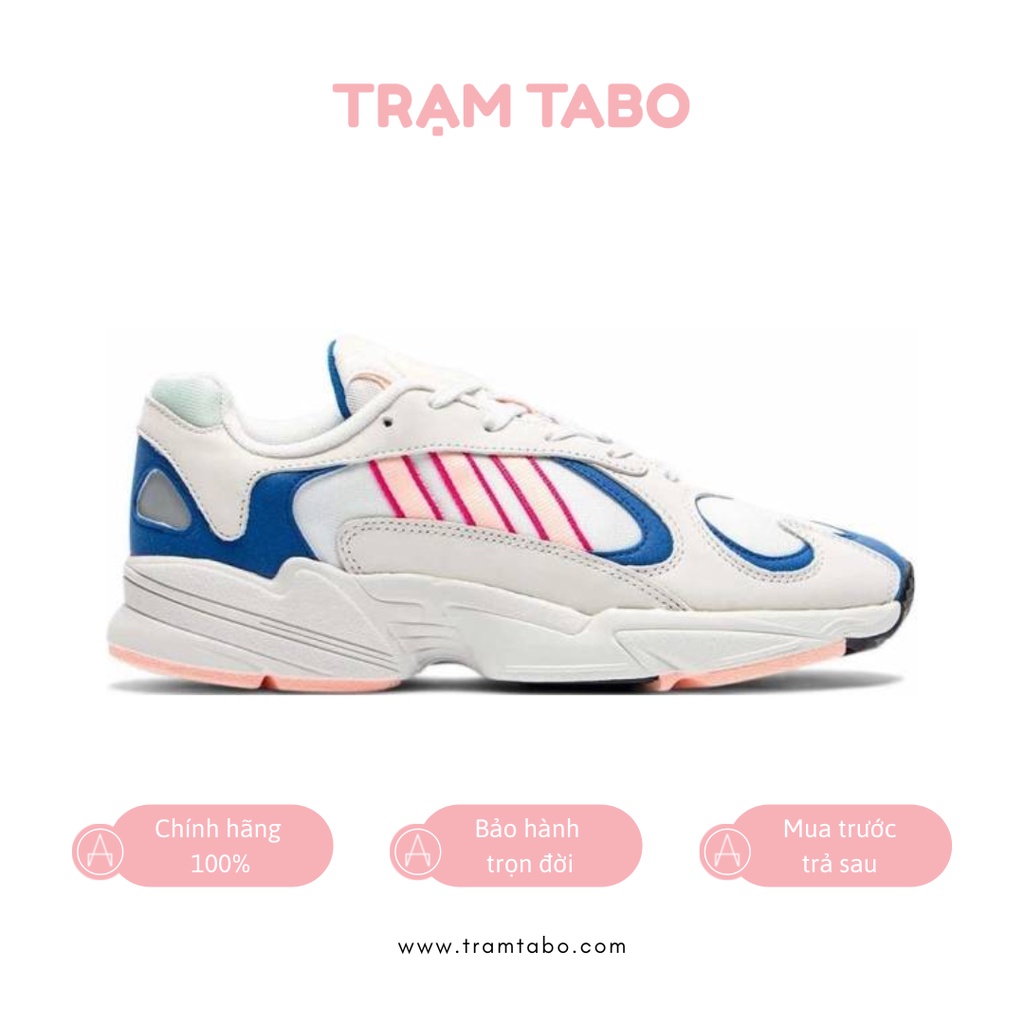 BD7654 - GIÀY NAM ADIDAS YUNG-1 WHITE ORANGE ROYAL - MÀU TRẮNG/XANH/HỒNG