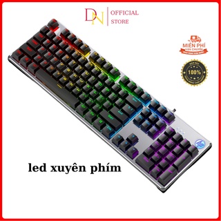 Bàn phím HP K500 Led xuyên phím, Bàn phím máy tính gaming cao cấp Đa Chức Năng 5 Hiệu Ứng Tuyệt Đẹp bàn phím cơ giả