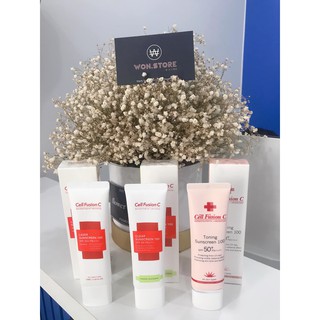 Kem chống nắng Cell Fusion C Laser Clear Toning Suncreen đủ size 50ml và 10ml [Chính Hãng]