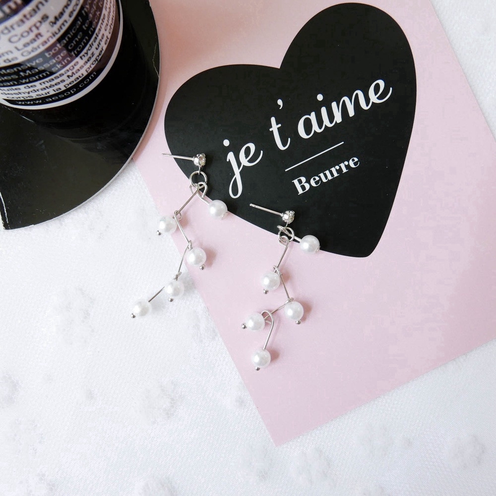 Hoa tai tua dua dài phong cách Hàn Quốc thời trang cho nữ