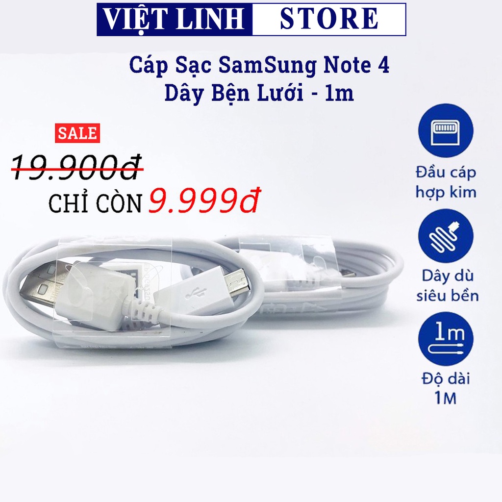 Cáp sạc chuyên dụng android main zin Bắc Ninh