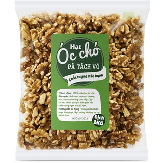 [BỊCH 1KG]HẠT ÓC CHÓ TÁCH VỎ SẴN VÀ SẤY KHÔ