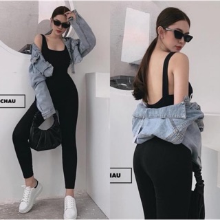 jum hai dây ống ôm cá tính ( không kèm áo khoác )
