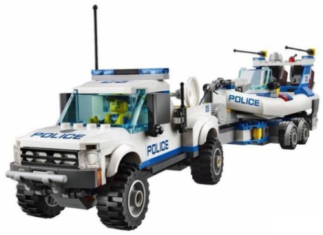 Bộ Lego Urban City Police 10421 Tàu tuần dương cảnh sát