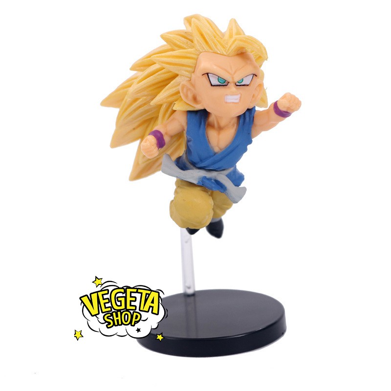 Mô hình Dragon Ball - Set 6 mô hình Dragon ball Z GT Super WCF Vegeta Gohan Gogeta Goku Bardock SSJ SSJ4 - Cao 10cm